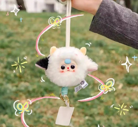 100% Genuine Baby Three Cute Lanyard Blind Box