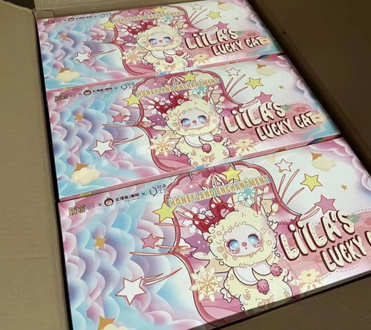 Lila Lucky Cat Blind Boxes