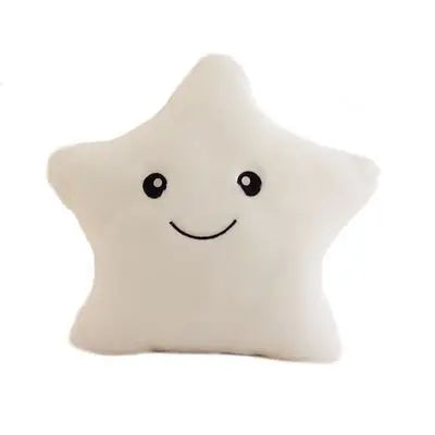 15 inches Five Star Stuffed Plush Toy with Colorful LED Flash Light