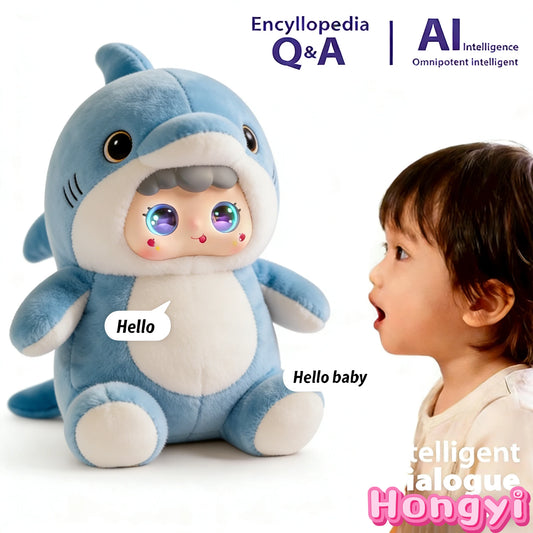 AI Vinyl Kawaii Shark Doll