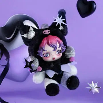 Authentic Original POP MART SKULLPANDA KUROMII Plush Keychain