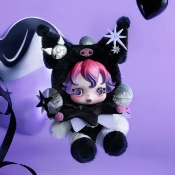 Authentic Original POP MART SKULLPANDA KUROMII Plush Keychain