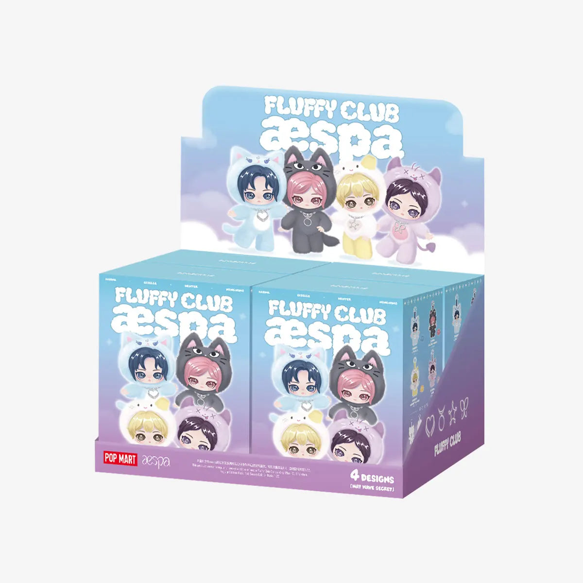 POP MART Aespa Fluffy Club Series Blind Boxes